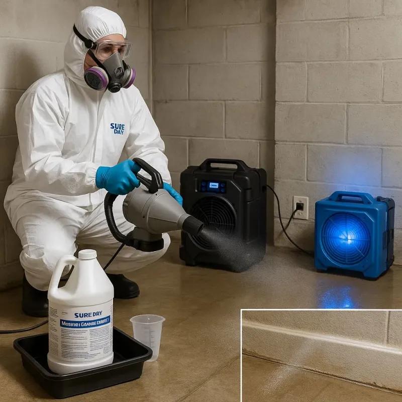 Sanitization and Odor Removal process in Keyes, CA